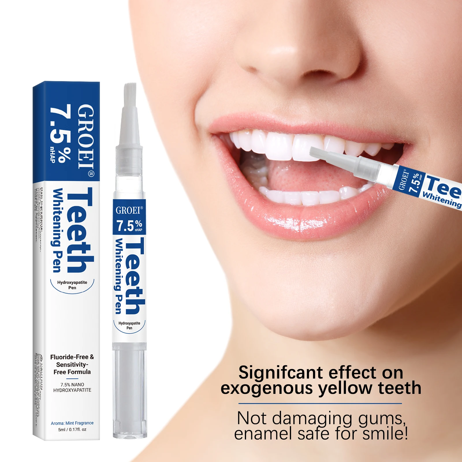 Teeth Whitening Gel - Pena Pemutih Gigi Hidroksiapatit Pena Gel