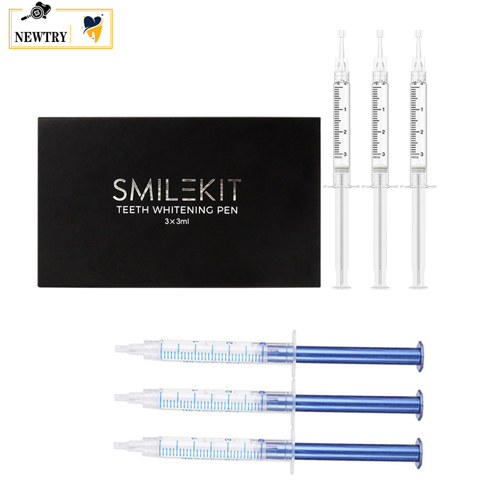 Teeth Whitening Gel Syringes - Gel pemutih gigi dengan kotak hadiah