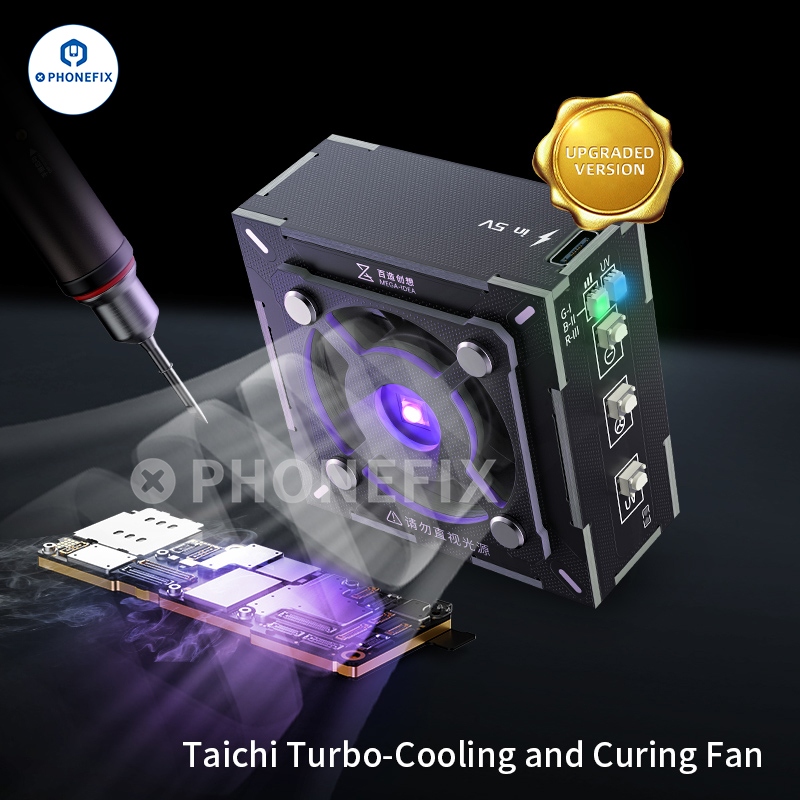 Uv Whitening Kit - Qianli MEGA-IDEA Ekstraktor Asap Kipas Penyembuhan