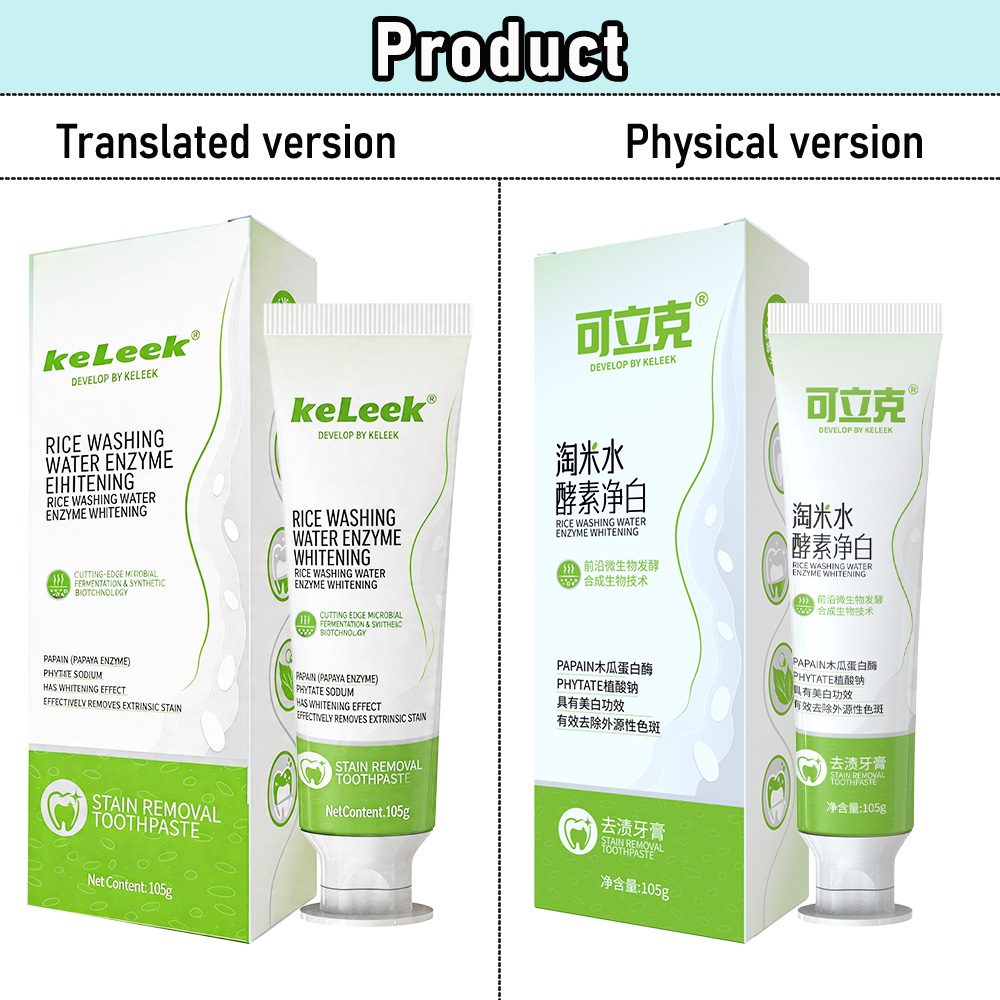 Teeth Whitening Enzymes - Pasta Gigi KELEEK Enzim Air Beras