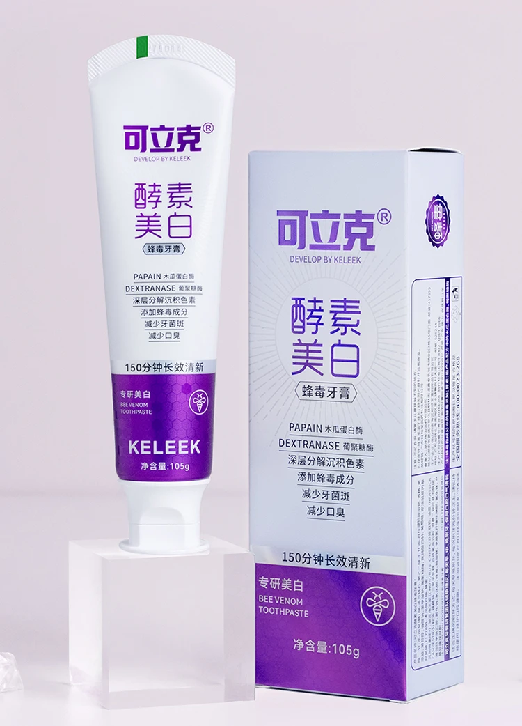 Teeth Whitening Enzymes - 105g KELEEK Pasta Gigi Enzim Pemutih