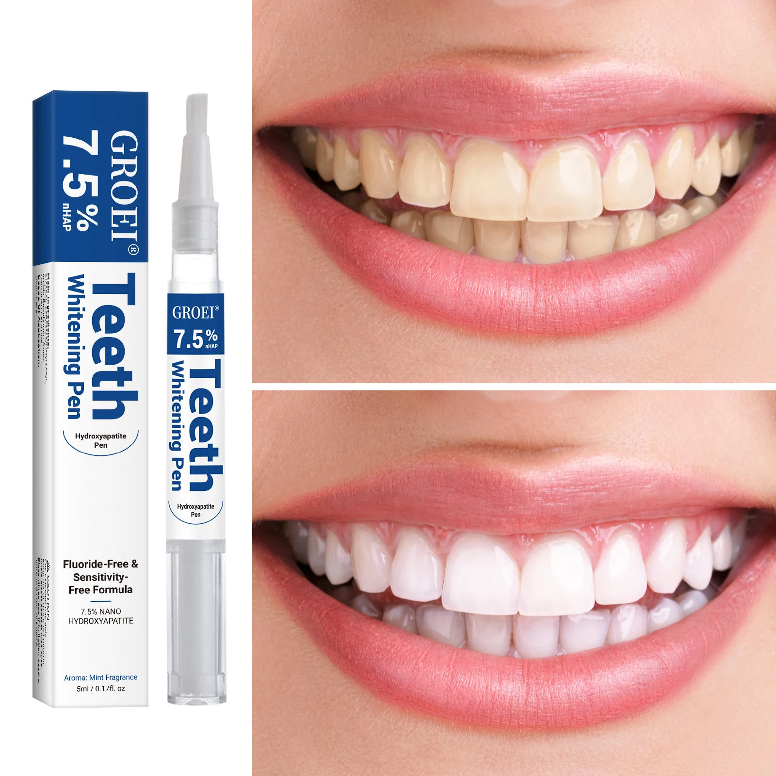 Pena Pemutih Gigi Hidroksiapat - Teeth Whitening Gel ulasan dan harga