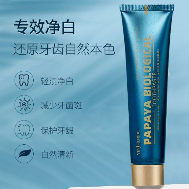Pasta Gigi Enzim Pepaya, Untuk - Teeth Whitening Enzymes ulasan dan harga