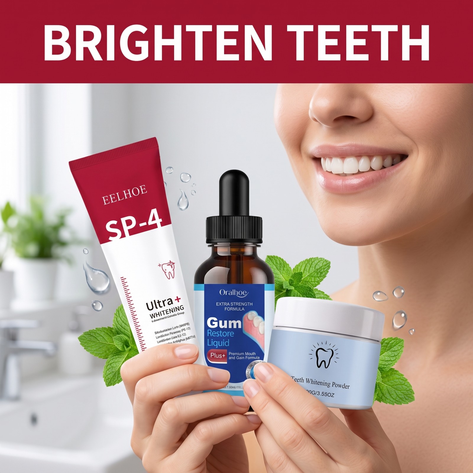 Paket Perawatan Mulut: Pasta G - Teeth Whitening Gel ulasan dan harga