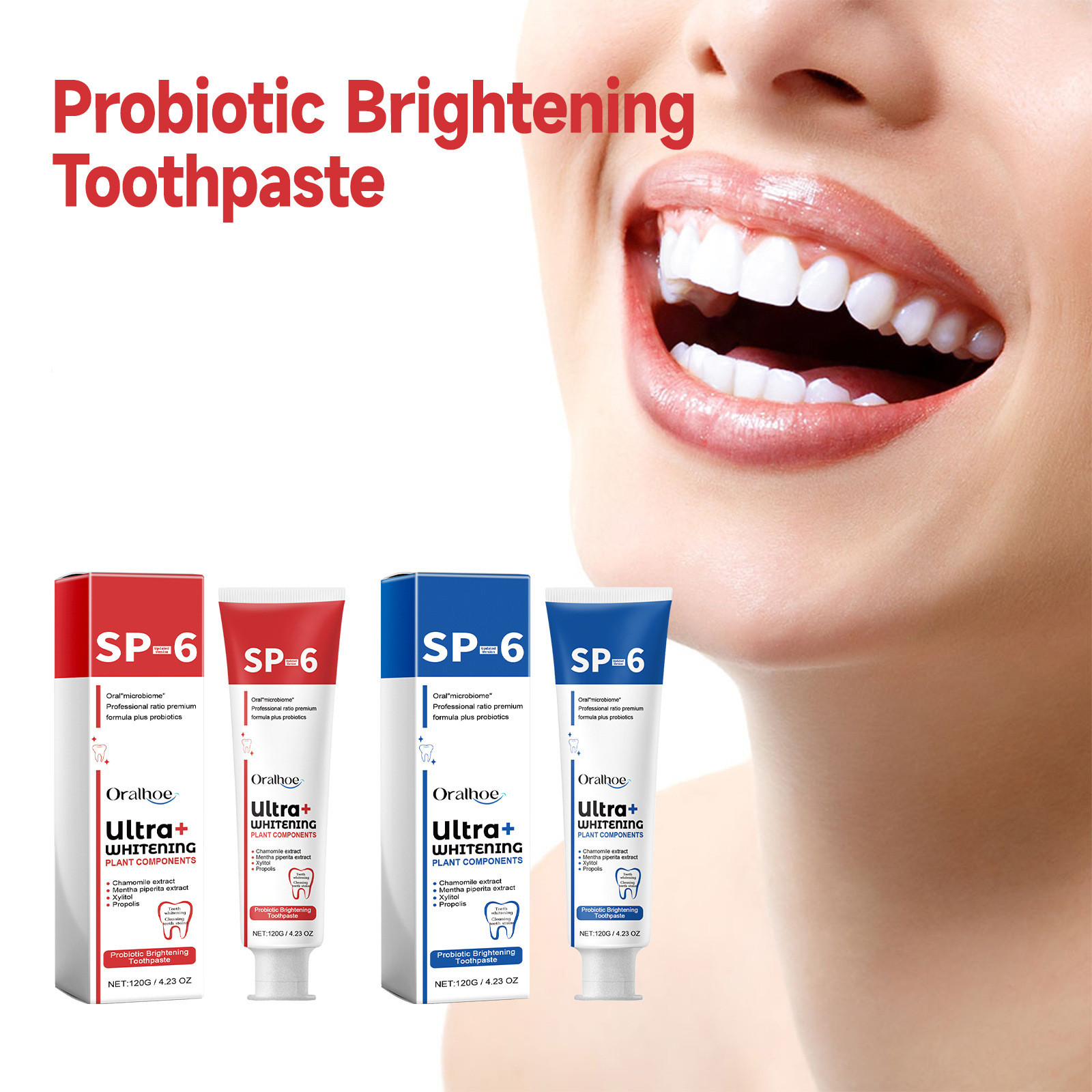 Pasta gigi pemutih probiotik S - Teeth Whitening Enzymes ulasan dan harga