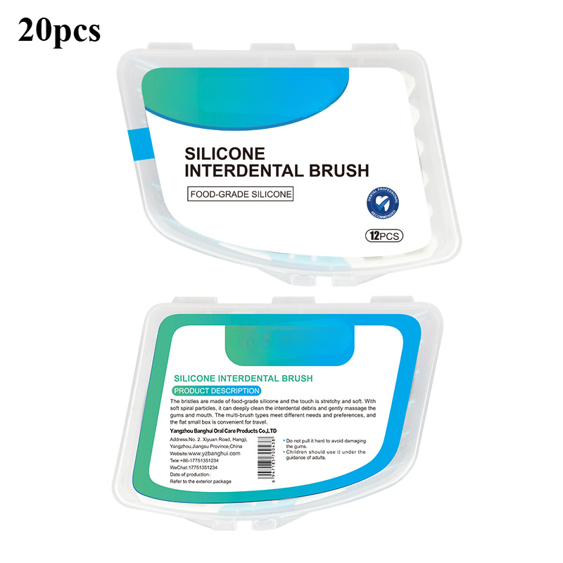 Sikat gigi Interdental silikon - Teeth Whitening Gel ulasan dan harga