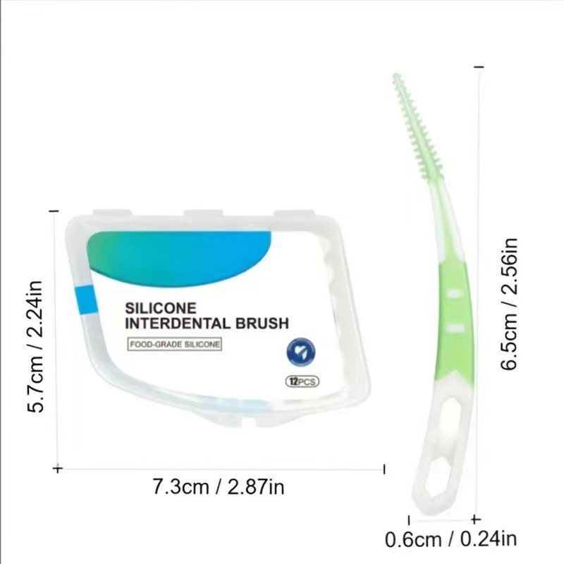 Sikat gigi Interdental silikon - Teeth Whitening Gel ulasan dan harga