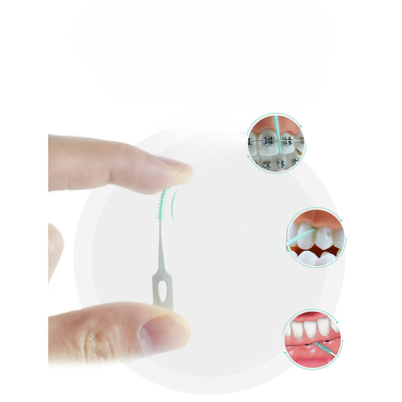 Sikat gigi Interdental silikon - Teeth Whitening Gel ulasan dan harga
