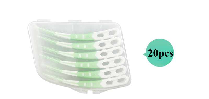Sikat gigi Interdental silikon - Teeth Whitening Gel ulasan dan harga