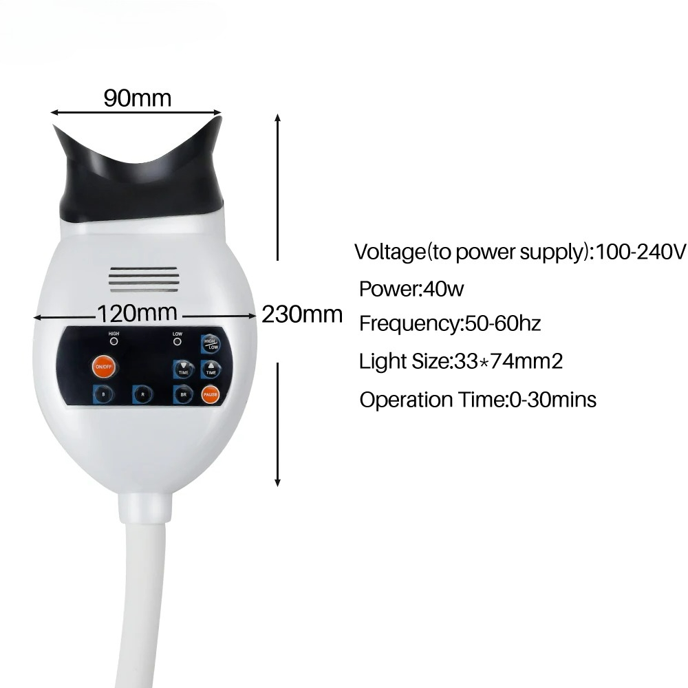 Lampu Pemutih Gigi LED 3 Warna - Teeth Whitening With Light ulasan dan harga