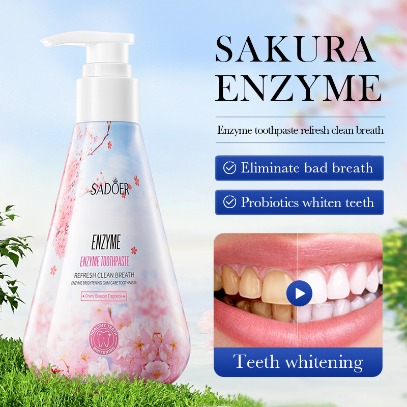 Pasta gigi pemutih enzim, pera - Teeth Whitening Enzymes ulasan dan harga